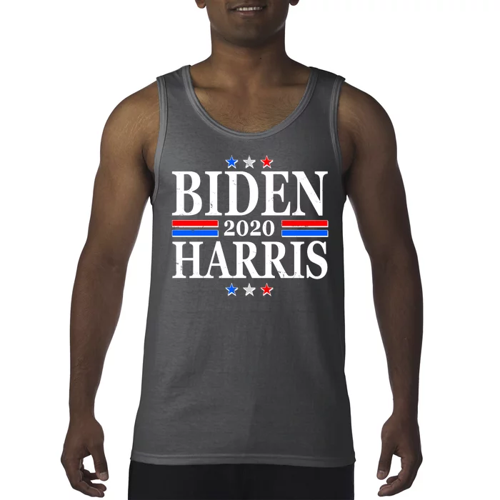 Joe Biden Kamala Harris Red White and Blue Stars logo Tank Top