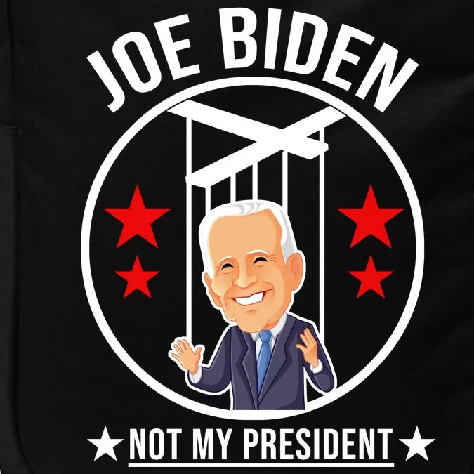 Joe Biden Not My President Puppet Funny Impact Tech Backpack