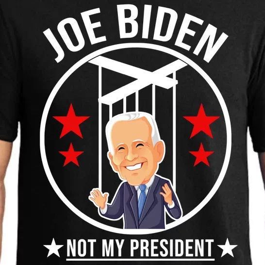 Joe Biden Not My President Puppet Funny Pajama Set