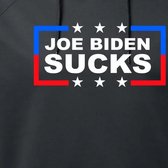 Joe Biden Sucks Performance Fleece Hoodie