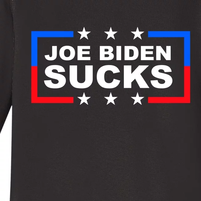 Joe Biden Sucks Baby Long Sleeve Bodysuit