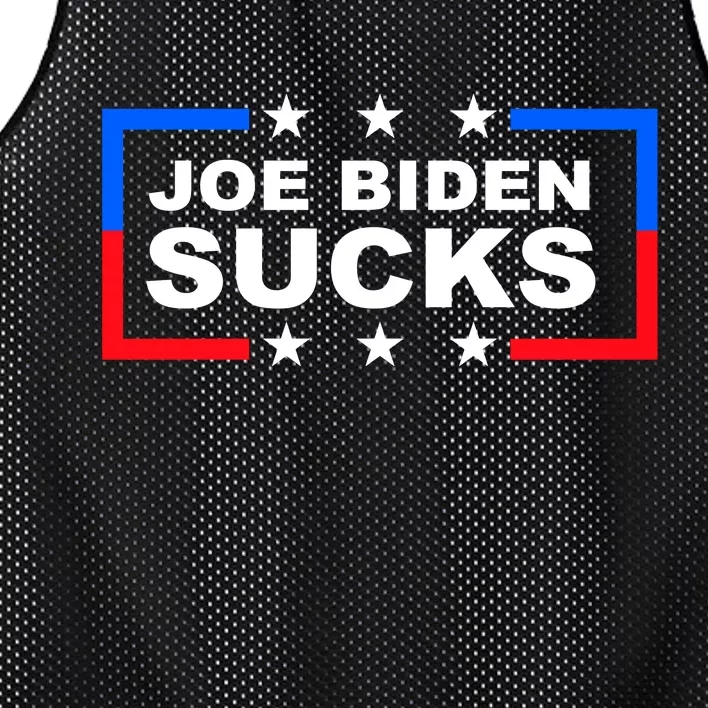 Joe Biden Sucks Mesh Reversible Basketball Jersey Tank