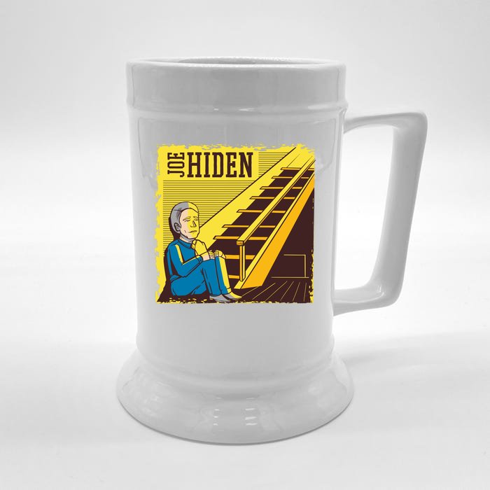 Joe Hidden Basement Front & Back Beer Stein