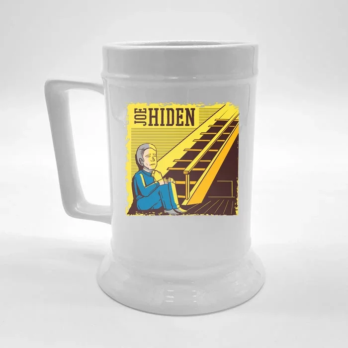 Joe Hidden Basement Front & Back Beer Stein