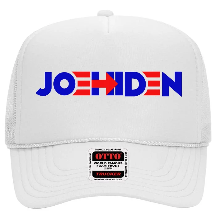 Joe Hiden Funny Anti Binden High Crown Mesh Trucker Hat