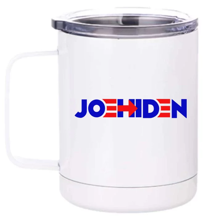 Joe Hiden Funny Anti Binden Front & Back 12oz Stainless Steel Tumbler Cup