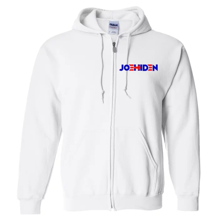 Joe Hiden Funny Anti Binden Full Zip Hoodie