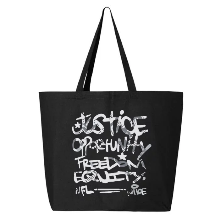 Justice Opportunity Equity Freedom 25L Jumbo Tote