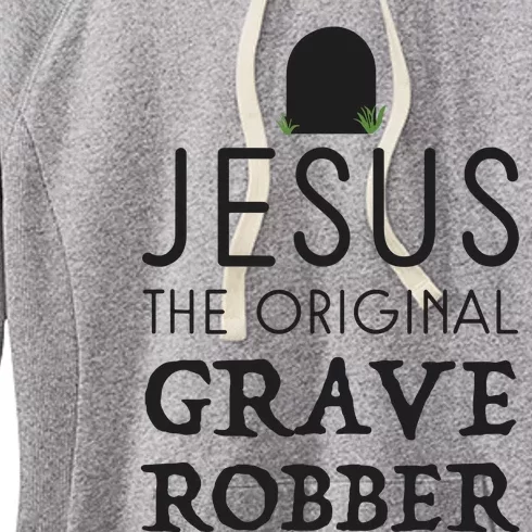 Jesus Original Grave Robber Cute Christian Easter Halloween Women's Fleece Hoodie