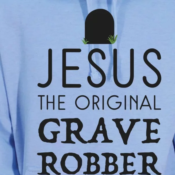 Jesus Original Grave Robber Cute Christian Easter Halloween Unisex Surf Hoodie