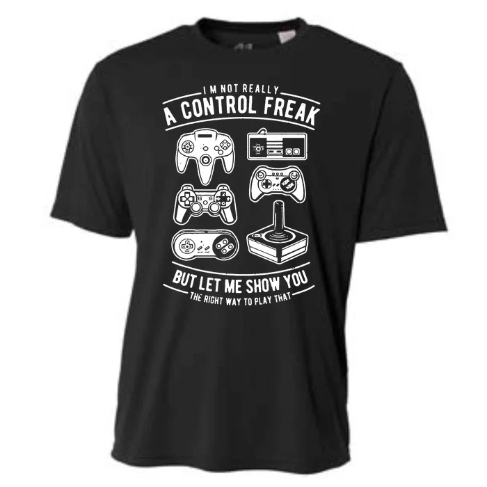 Joystick Online Game Electronics Cooling Performance Crew T-Shirt