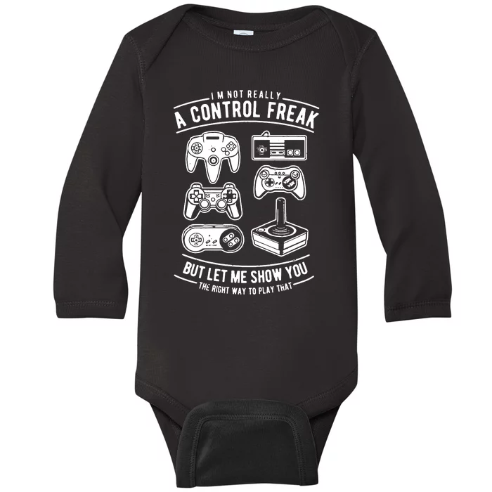 Joystick Online Game Electronics Baby Long Sleeve Bodysuit