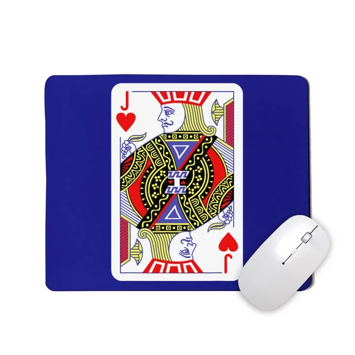 Jack Of Hearts Playing Cards Halloween Costume Casino Easy Mousepad