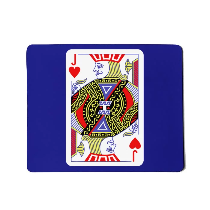 Jack Of Hearts Playing Cards Halloween Costume Casino Easy Mousepad