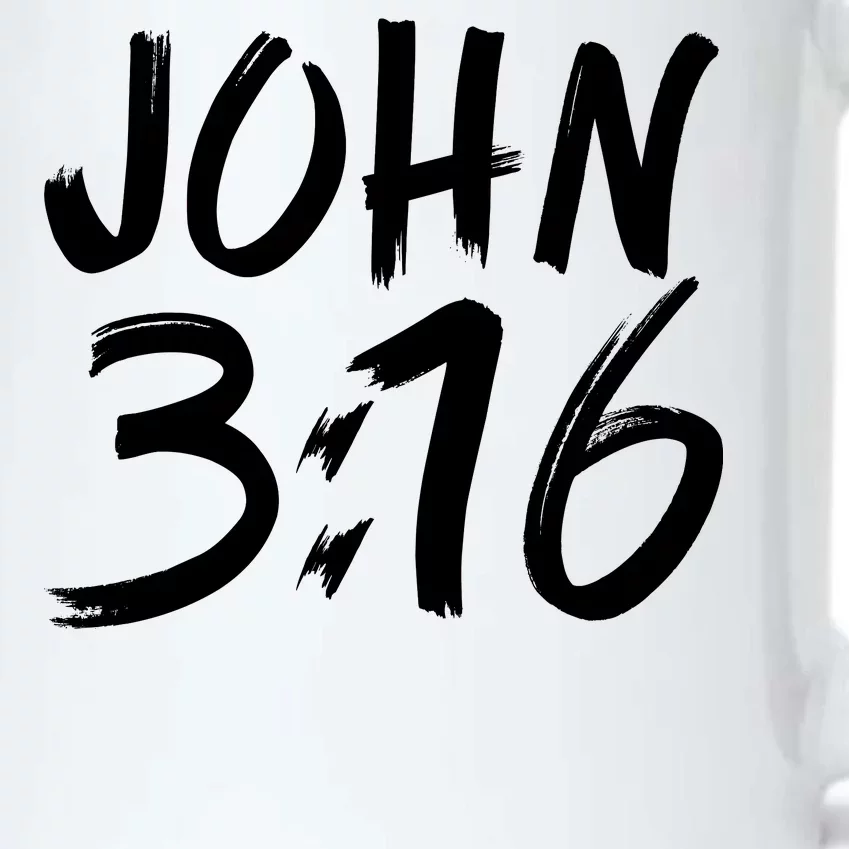 John 3:16 Black Color Changing Mug