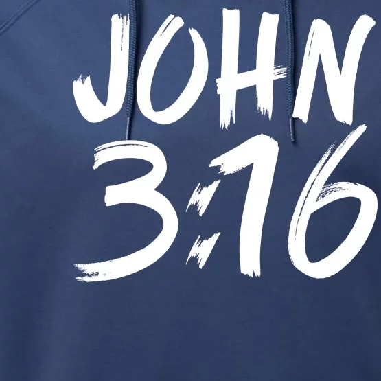 John 3:16 Performance Fleece Hoodie