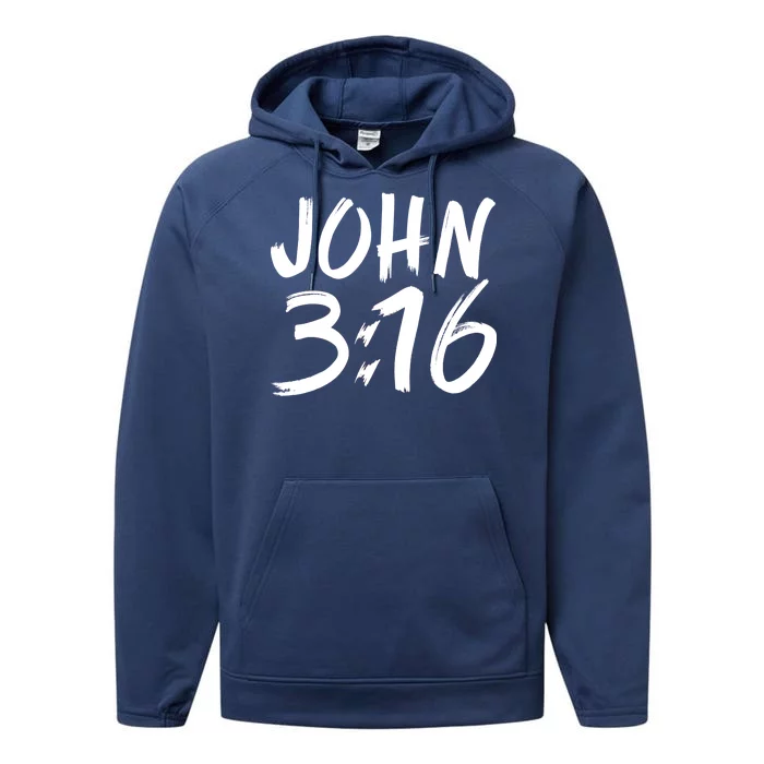 John 3:16 Performance Fleece Hoodie