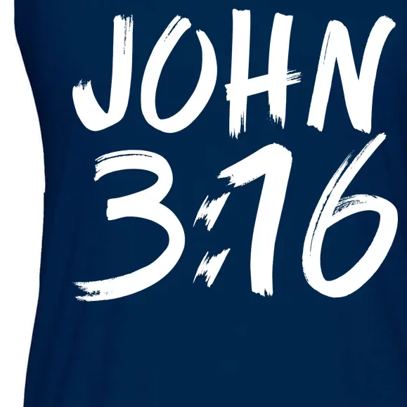 John 3:16 Ladies Essential Flowy Tank