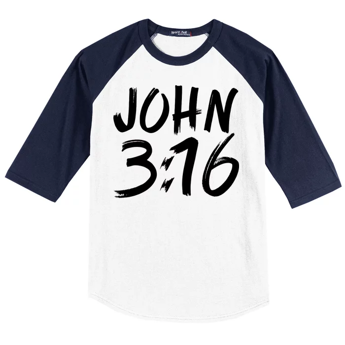 John 3:16 Baseball Sleeve Shirt