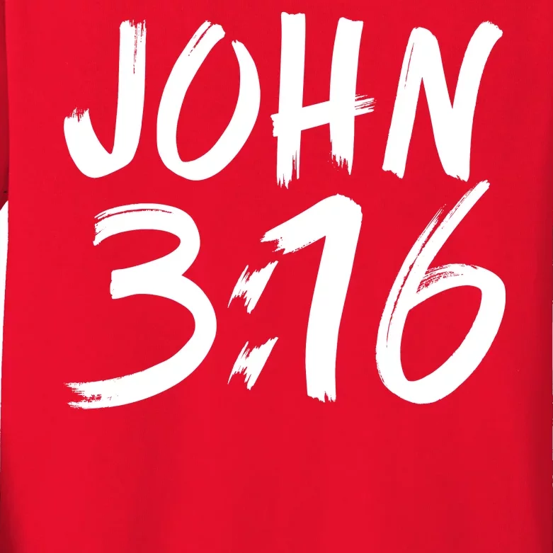 John 3:16 Kids Long Sleeve Shirt