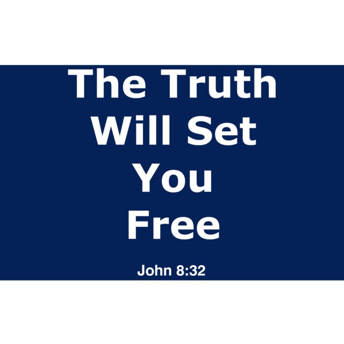 John 8:32 The Truth Will Set You Free Bumper Sticker