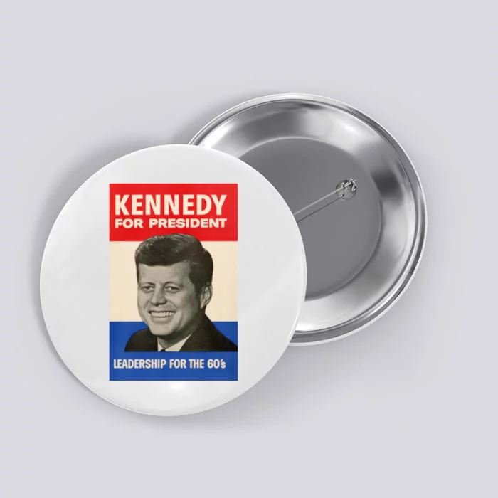 John F. Kennedy 1960 Campaign Poster Button