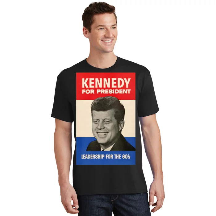 John F. Kennedy 1960 Campaign Vintage Poster T-Shirt