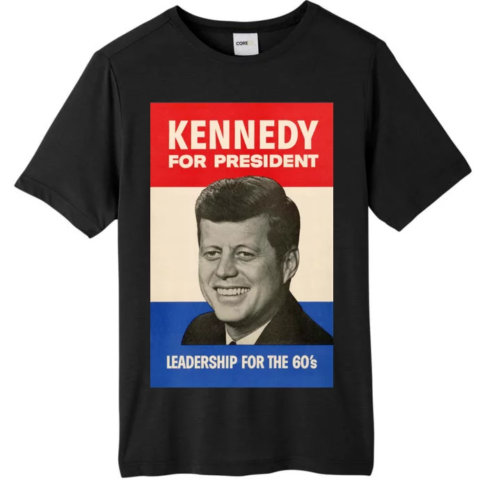 John F. Kennedy 1960 Campaign Vintage Poster ChromaSoft Performance T-Shirt