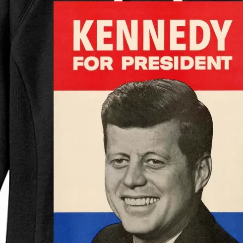 John F. Kennedy 1960 Campaign Vintage Poster Women's Fleece Hoodie