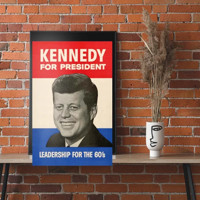 John F. Kennedy 1960 Campaign Vintage Poster Poster