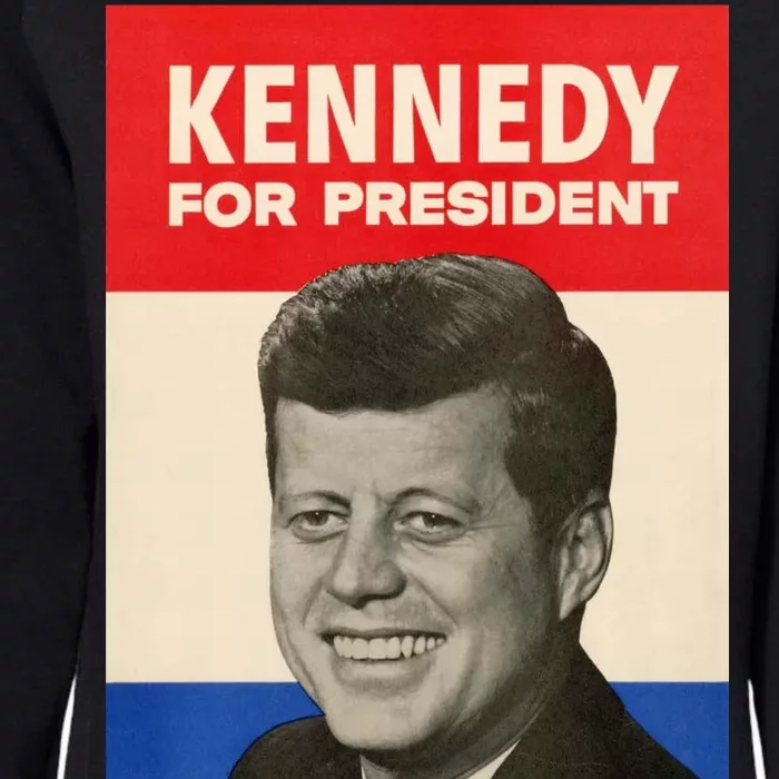 John F. Kennedy 1960 Campaign Vintage Poster Womens California Wash Sweatshirt