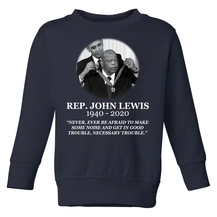 John Lewis Medal Of Freedom RIP 1940-2020 Toddler Sweatshirt