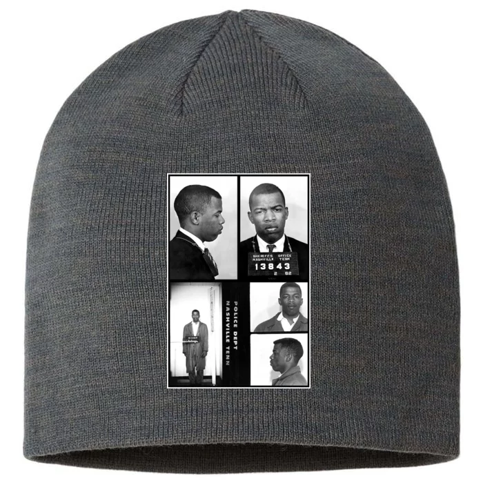 John Lewis Mug Shots Civil Rights Leader 8 1/2in Sustainable Knit Beanie