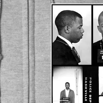 John Lewis Mug Shots Civil Rights Leader Full Zip Hoodie