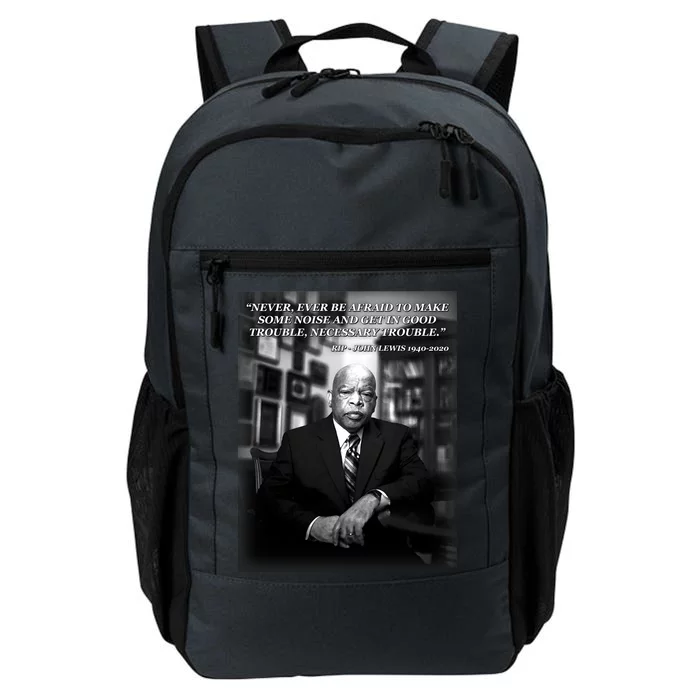 John Lewis Portrait Quote 1940-2020 Tribute Daily Commute Backpack