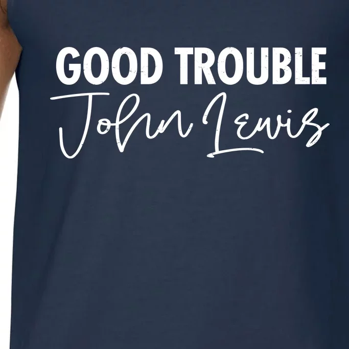 John Lewis Signature Tribute Good Trouble Comfort Colors® Tank Top