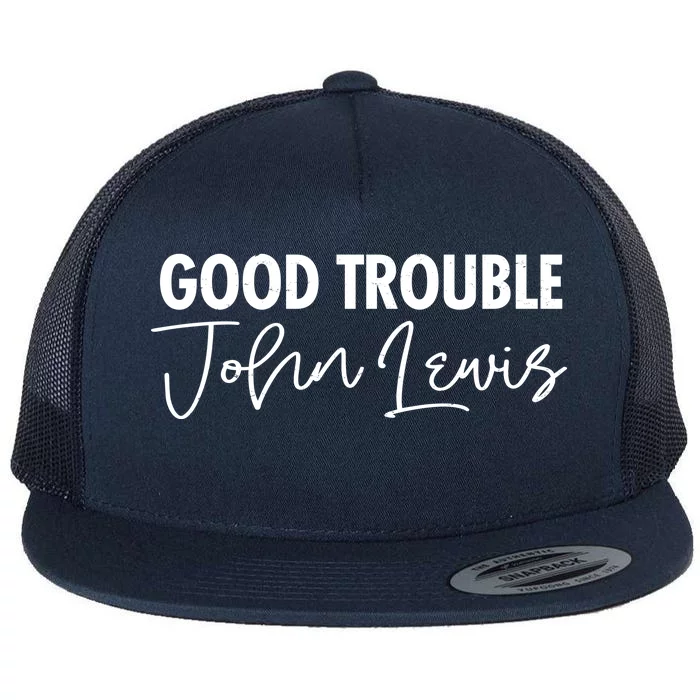 John Lewis Signature Tribute Good Trouble Flat Bill Trucker Hat