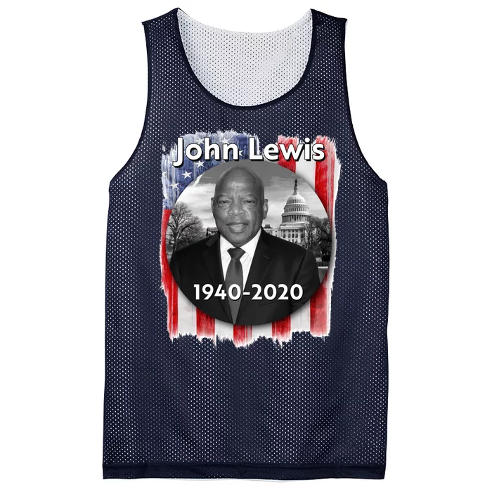 John Lewis Tribute Mesh Reversible Basketball Jersey Tank