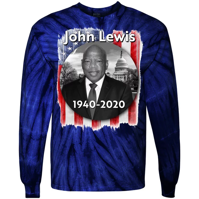 John Lewis Tribute Tie-Dye Long Sleeve Shirt