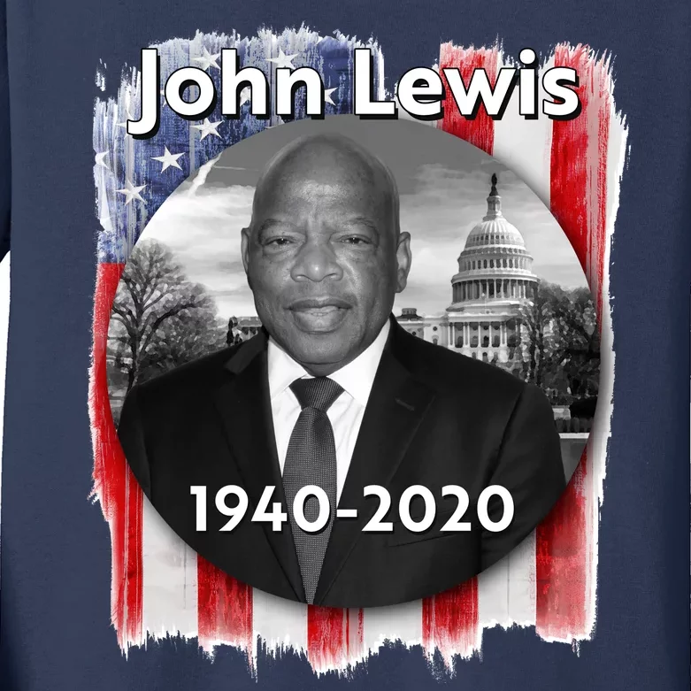 John Lewis Tribute Kids Long Sleeve Shirt