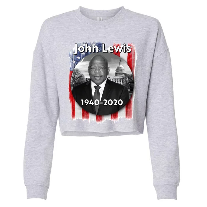 John Lewis Tribute Cropped Pullover Crew