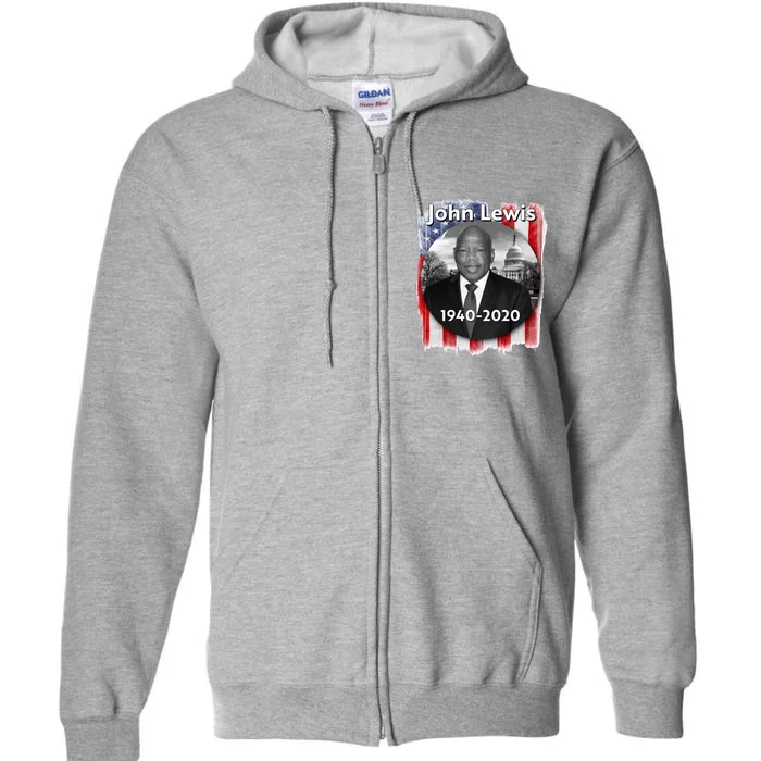 John Lewis Tribute Full Zip Hoodie