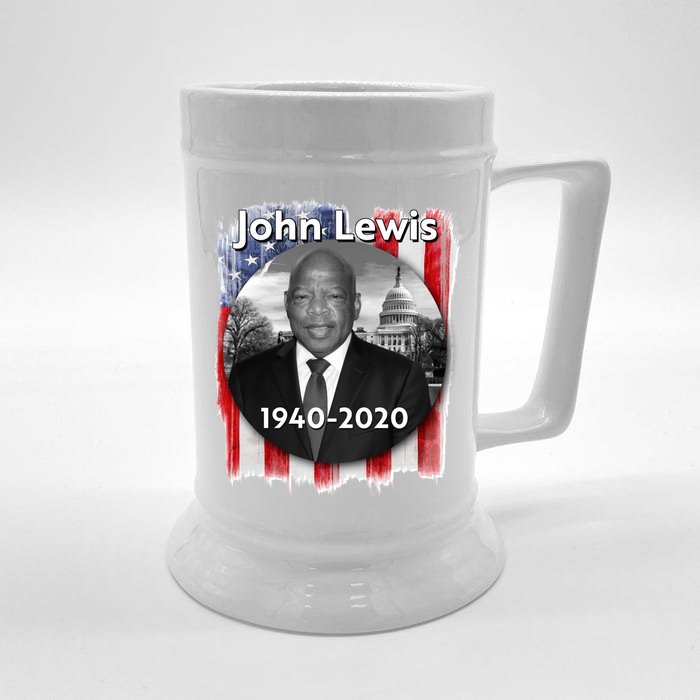 John Lewis Tribute Front & Back Beer Stein