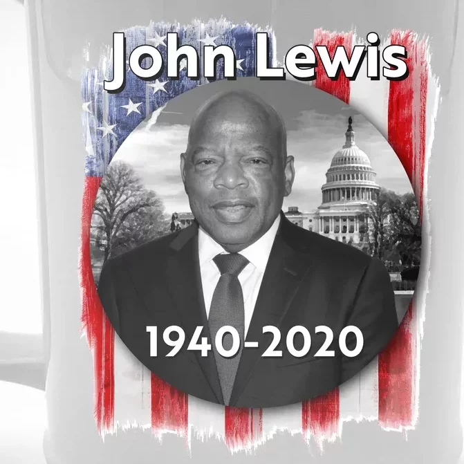 John Lewis Tribute Front & Back Beer Stein