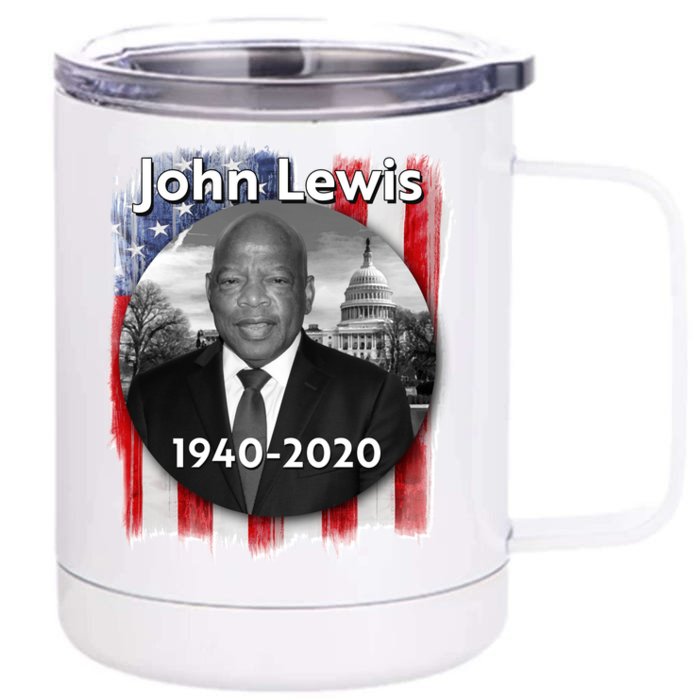 John Lewis Tribute Front & Back 12oz Stainless Steel Tumbler Cup