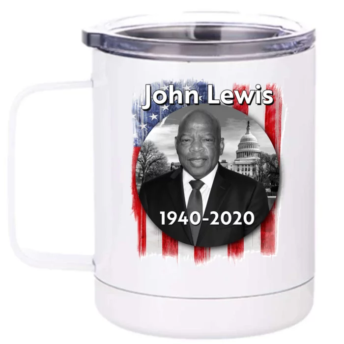 John Lewis Tribute Front & Back 12oz Stainless Steel Tumbler Cup