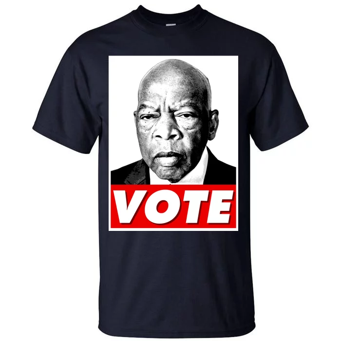 John Lewis Tribute Vote Poster Tall T-Shirt