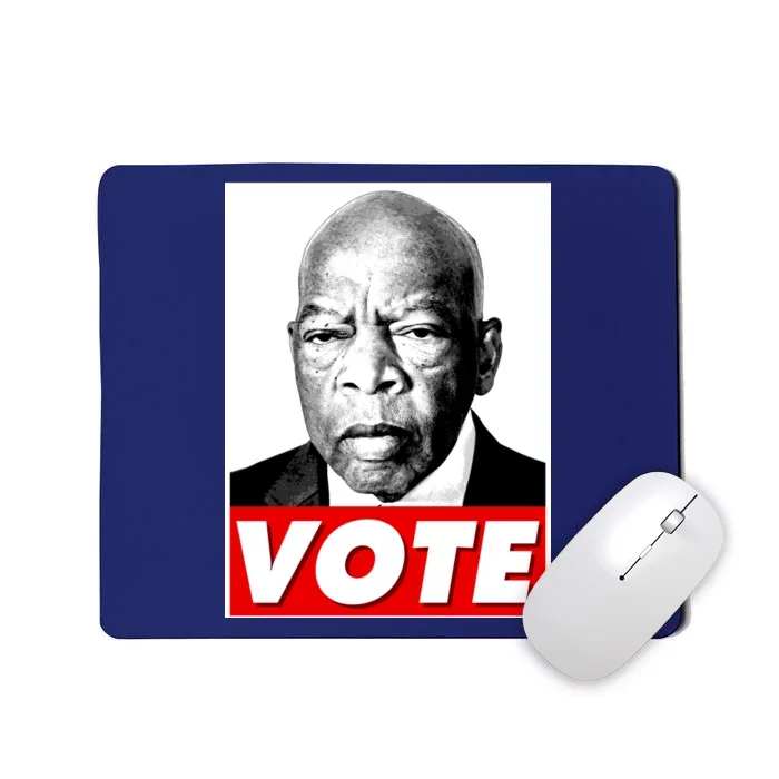 John Lewis Tribute Vote Poster Mousepad