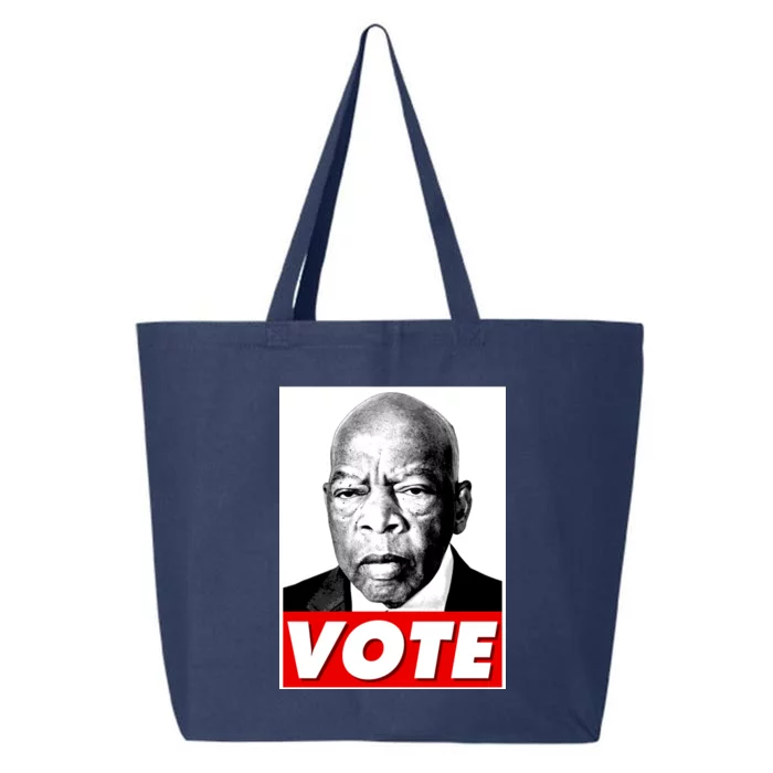 John Lewis Tribute Vote Poster 25L Jumbo Tote