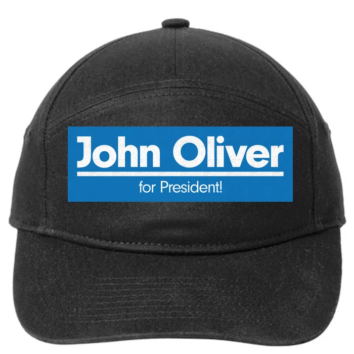 John Oliver For President 7-Panel Snapback Hat